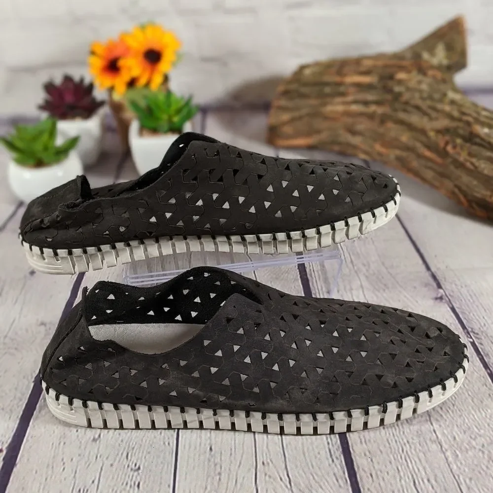 Eric Michael™ Inez Slip On Leather Sneakers